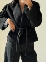 پالتو Jet Black / Off White - Image 6